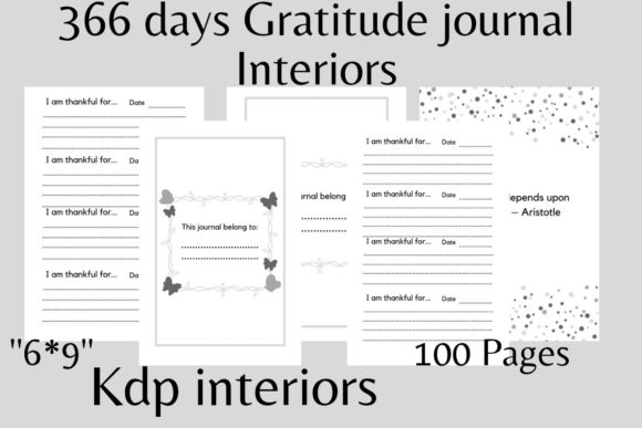 360 Days Gratitude Journal KDP Interiors: A Practical Resource for Publishers and Personal Use