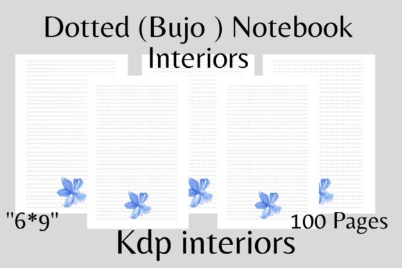 Designing with Dotted KDP Interiors Watercolor Flowers: A Practical Guide for 6x9 Journals