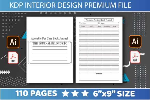 KDP Interiors Adorable Pet Cost Tracker Guide