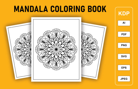 KDP Interiors Coloring Book SVG Mandala Guide