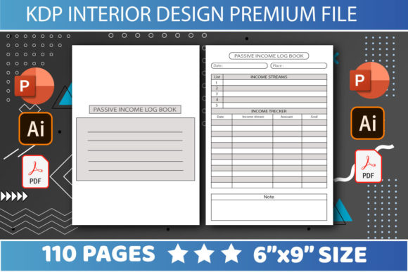 KDP Interiors Passive Income Log Book: A Creator's Guide