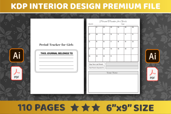 Kdp Interiors Period Tracker for Girl: A Practical Resource for Low-Content Publishers