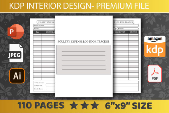 KDP Interiors Poultry Expense Log Book: A Practical Guide to Tracking Farm Finances