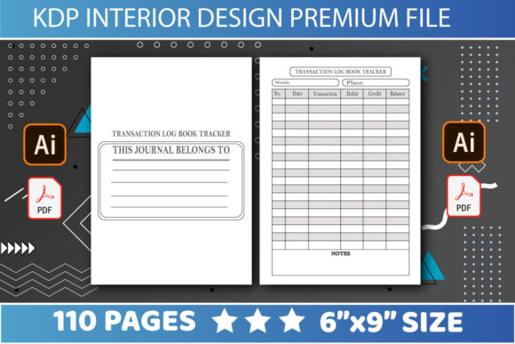KDP Interiors Transaction Log Book: Strategic Asset Management for Low-Content Publishers