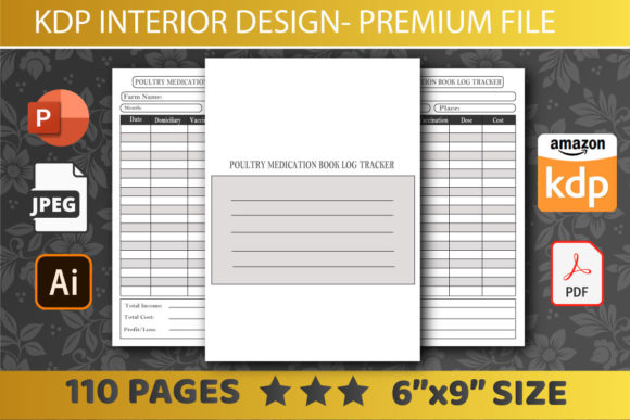KDP Poultry Medication Logbook Interior Design