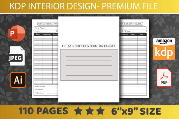 Strategic Implementation of KDP Interiors Chicky Medication Log Book for Niche Publishing